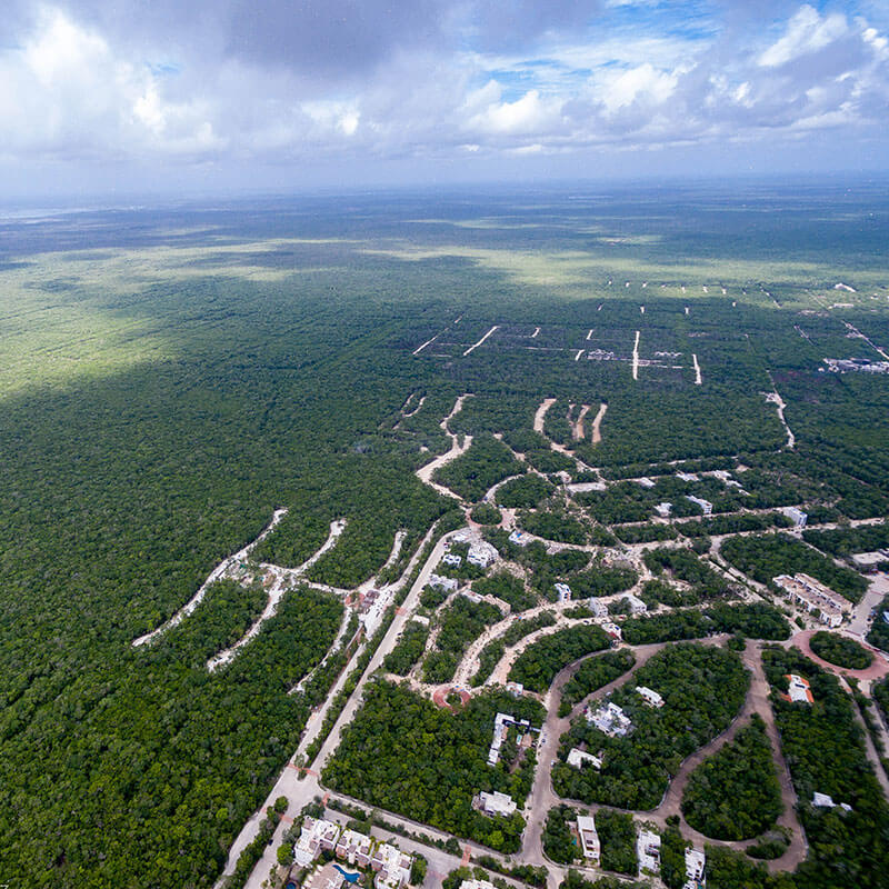 Aldea Zamá Aérea