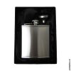 6oz-Brushed-Hip-Flask-with-Lip-in-box