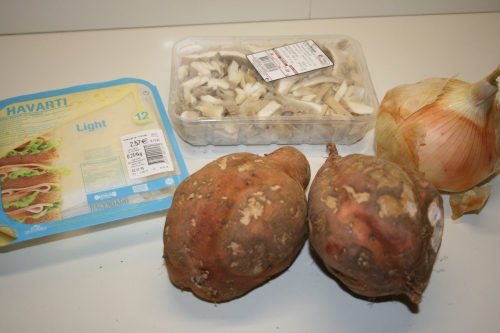 01. Ingredientes boniatos rellenos en blog de fitness con recetas fitness