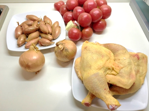 01. Ingredientes para el pollo con chalotas en blog de recetas fitness y blog de fitness para mujeres02