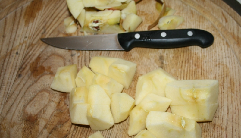 02. Manzana para los batidos verdes en blog de fitness y nutrición