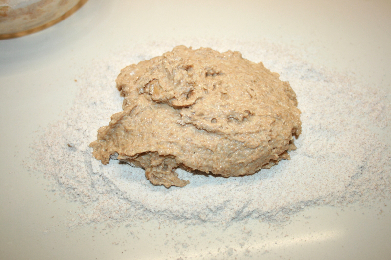 03. Amasar la masa para quiche de espárragos en blog de recetas fitness y blog de fitness para mujeres