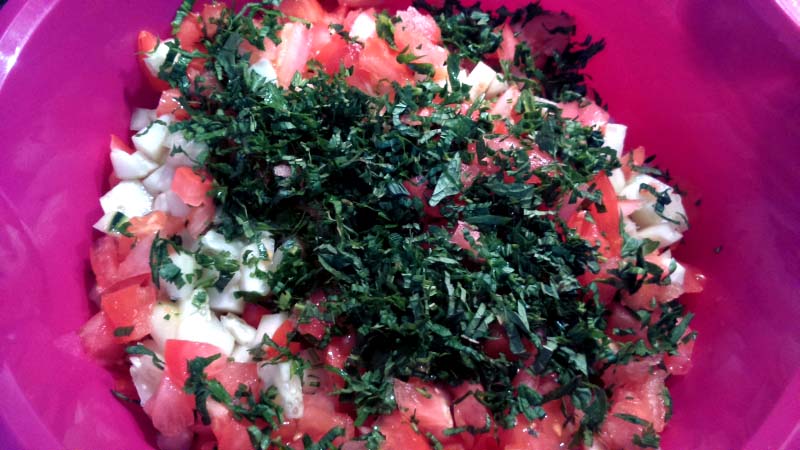 03. receta fitness para ensalada de cous cous con perejil y menta