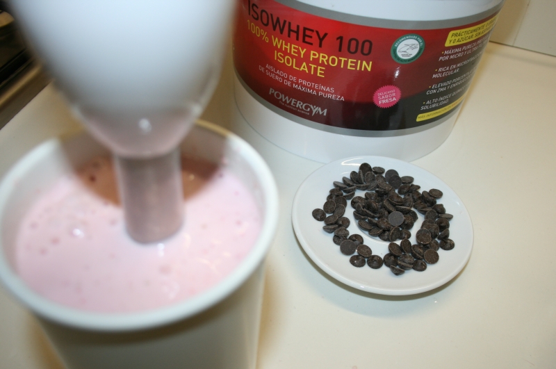 03 Recetas fitness batir todos los ingredientes para sorbete