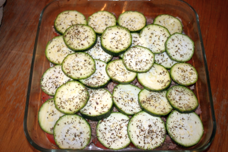 04. Calabacín para Pastel de verduras y atún bajo en grasas en blog de fitness para mujer