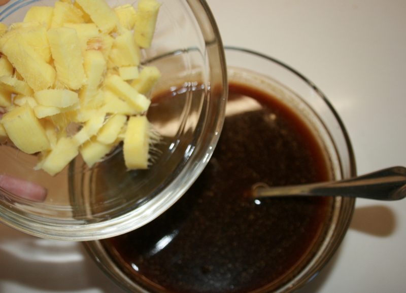 04. salsa y jenjibre para el tataki de atún en blog de nutrición