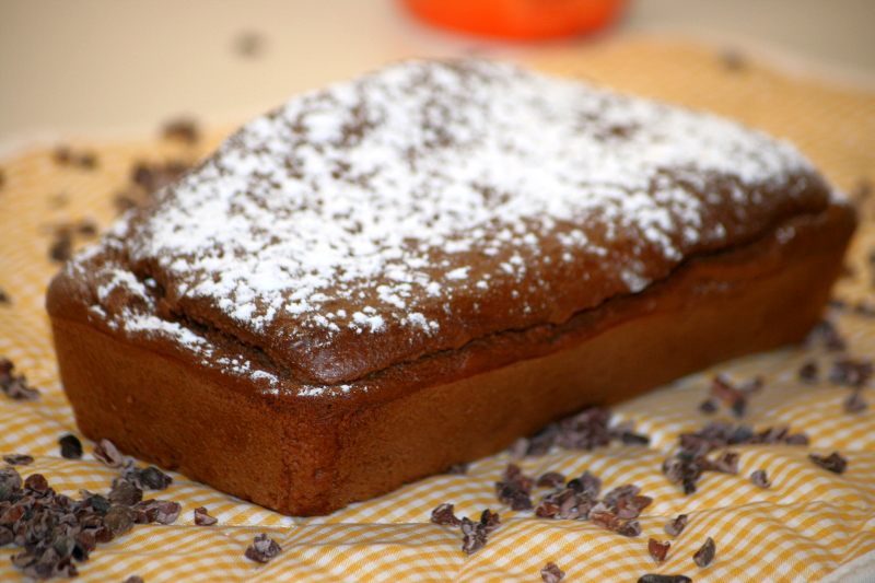 07. Bodegon del plumcake integral de chocolate y pera en blog de recetas fitness