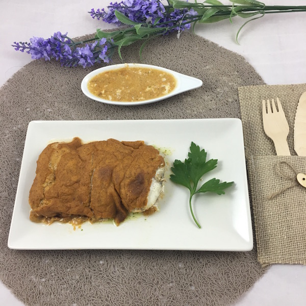 07. Bodegon para el rape al horno con almendras y tomate en blog de recetas fitness y blog de fitness para mujeres