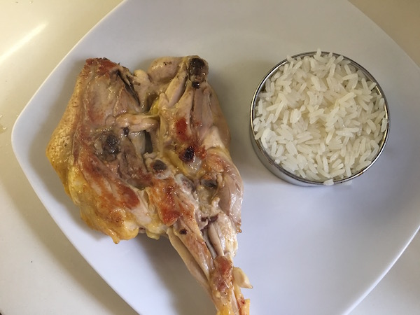 07. preparacion del pollo con salsa de almendras en blog de recetas fitness