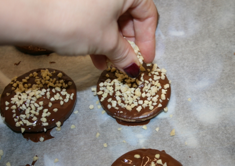 08. Decorar las galletas choco bombón en blog de recetas fitness