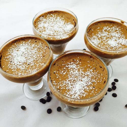 Bodegon pequeño Mousse de chocolate en blog de recetas fitness