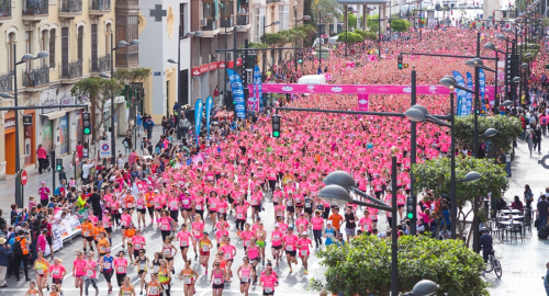 Carrera de la mujer en blog de fitness para mujeres
