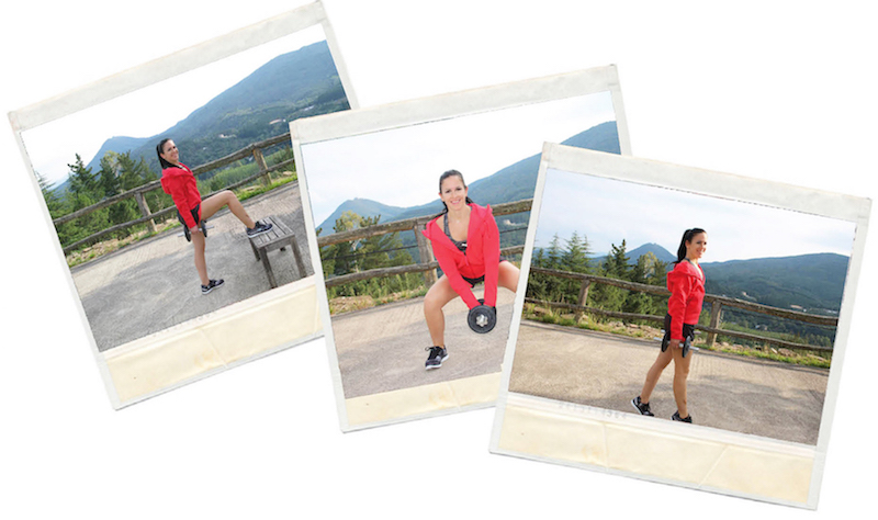 Piernas estilizadas en blog de fitness para mujeres