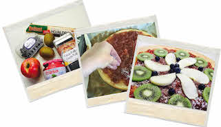 Pizza fit de tutti frutti en blog de recetas fitness