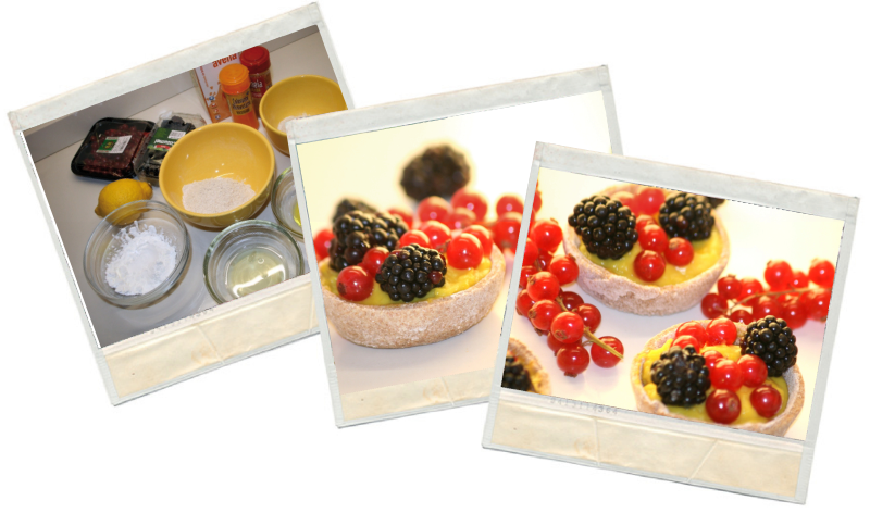 Tartaletas de frutos del bosque en blog de fitness con recetas fitness