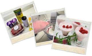 mousse de frambuesa fit en tu blog de fitness para mujeres y blog de recetas fitness