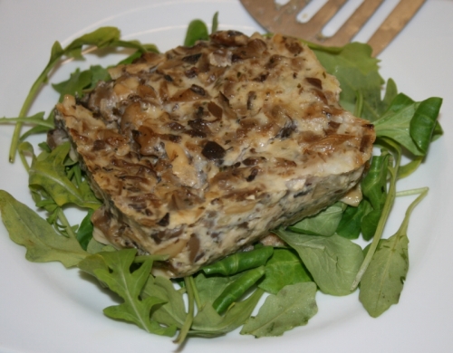 pastel de setas fitness en blog de recetas fitness peque