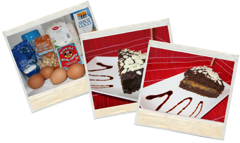 pastel sacher en blog de fitness