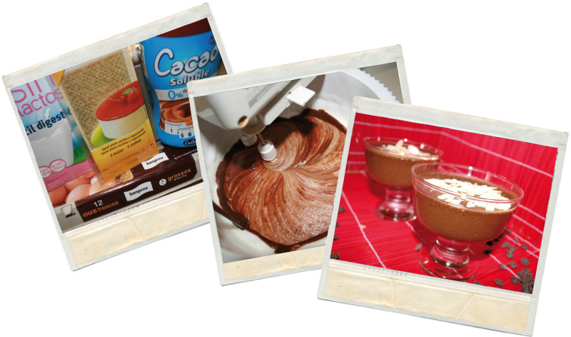 presentación de la mousse de chocolate fit en blog de fitness y nutrición