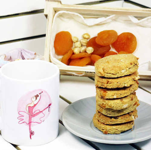 receta fitness de galletas de avena y avellanas en blog de fitness para mujeres