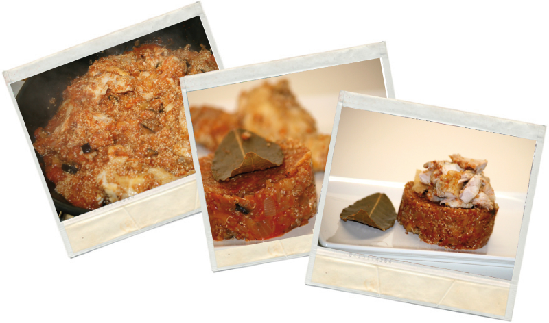 recetas fitness de muslitos de pollo con quinoa en blog de fitness