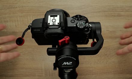 Zhiyun Crane M2 balancing Canon M50 EF M 22mm